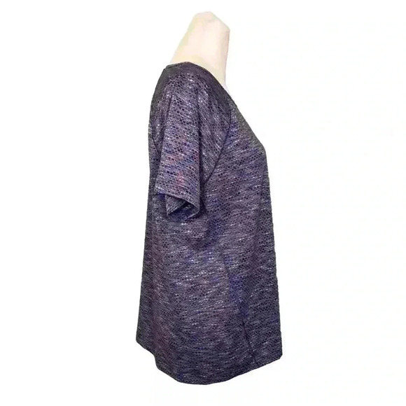 Athleta Womens Multicolor Ultimate Train Mesh Tee Size Small Top - Picture 4 of 10